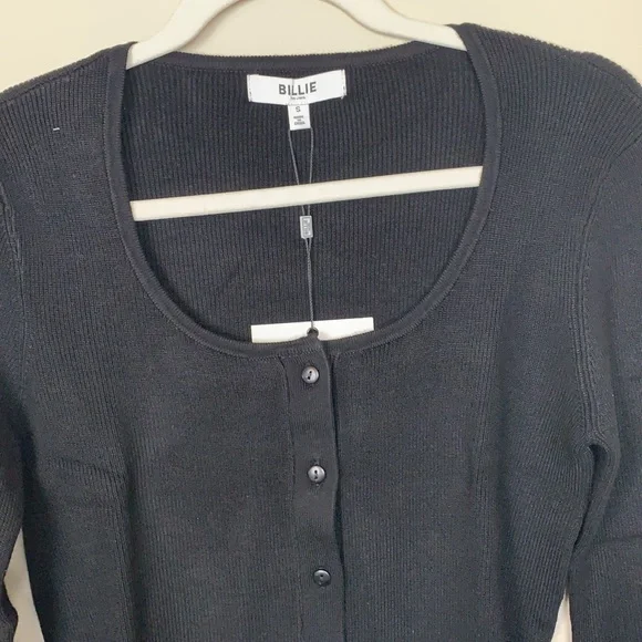 Billie the Label Sheryl Scoop Neck Cardigan - Picture 3 of 7